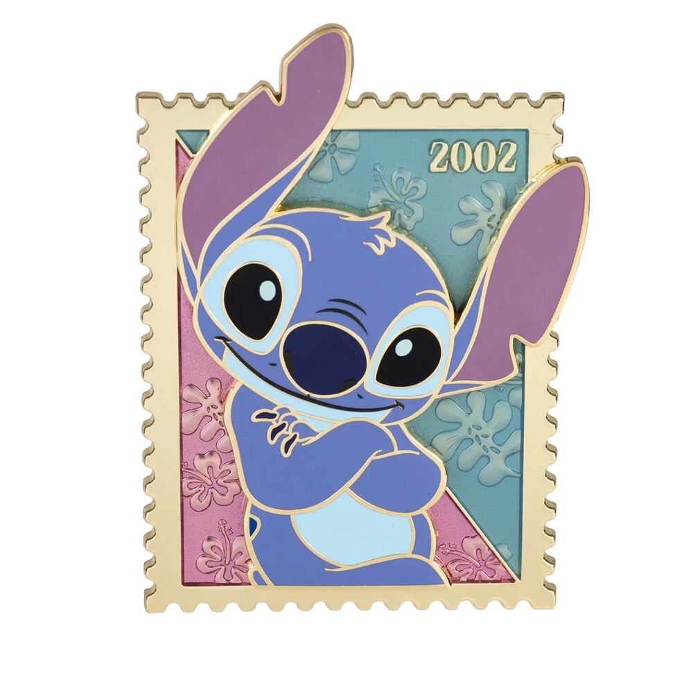 Disney Stitch 2002 Signature Edition Enamel Pin Lilo & Stitch Monogram NEW